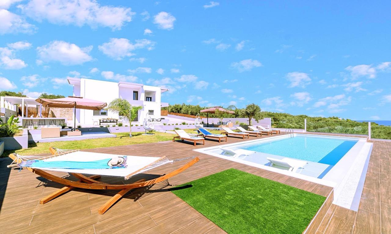 Stavento Luxury Villa Private Pool Georgioupoli Bagian luar foto